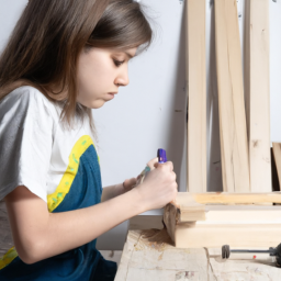 kids woodworking project